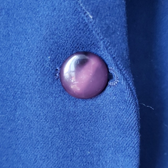 Vintage 1980s Navy Pendleton Wool Blazer Jacket - Picture 5 of 7